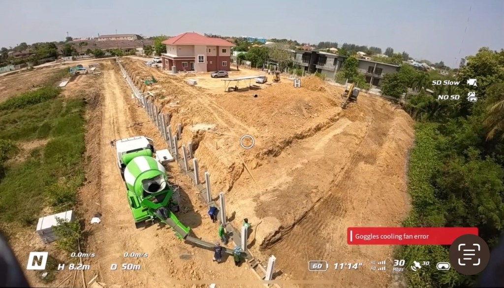 งานกำแพงกันดิน+รั้วสำเร็จรูป ปราณบุรี